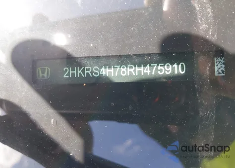 2024 Honda Cr-V Ex-L Awd z USA, uszkodzony, nr VIN 2HKRS4H78RH475910